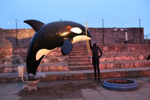 Dismaland Bemusement Park - Banksy - Killer Whale 